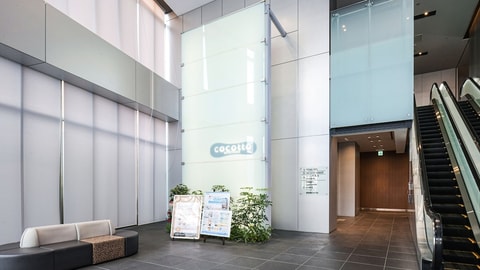 Interior entrance