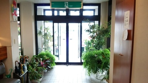 Interior entrance