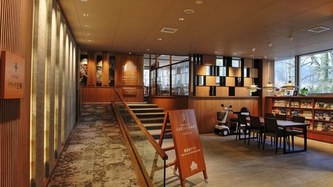 Interior entrance