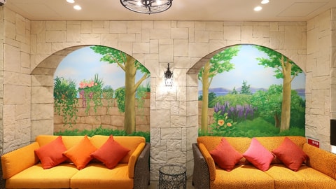 Lobby sitting area