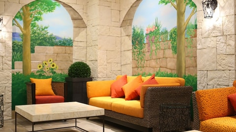 Lobby sitting area