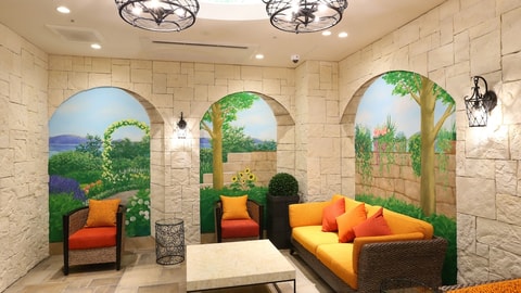 Lobby sitting area