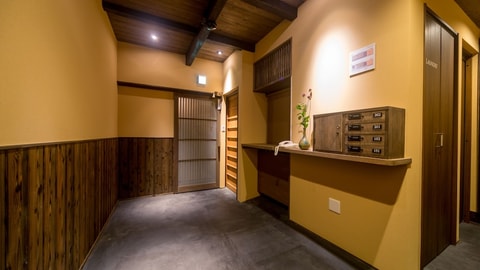 Interior entrance