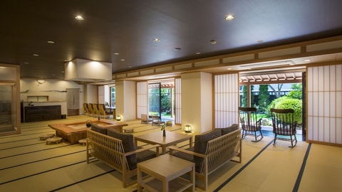 Lobby sitting area