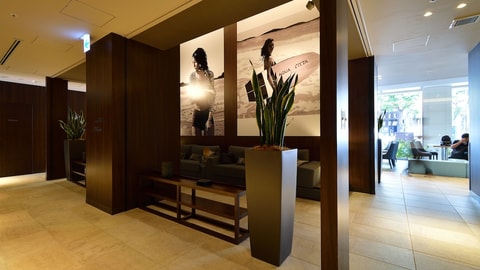 Interior entrance