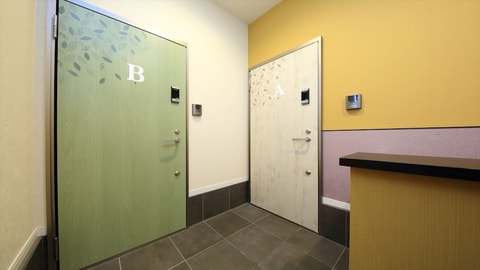 Interior entrance