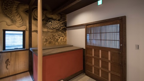 Interior entrance