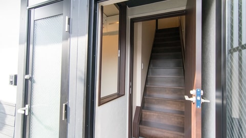 Interior entrance