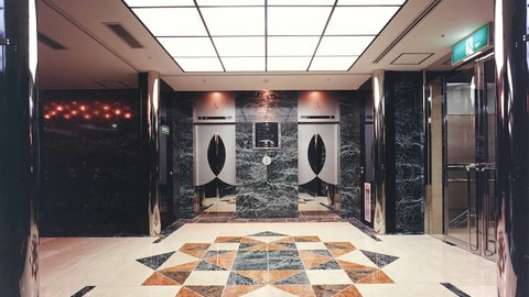 Interior entrance