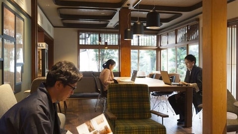Lobby sitting area