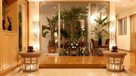 Interior entrance
