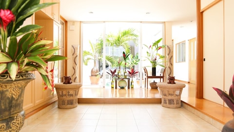 Interior entrance