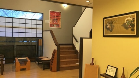 Interior entrance