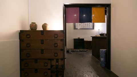 Interior entrance