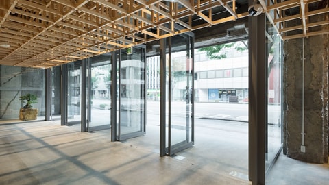 Interior entrance