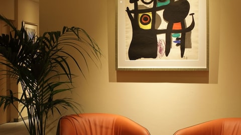 Lobby sitting area
