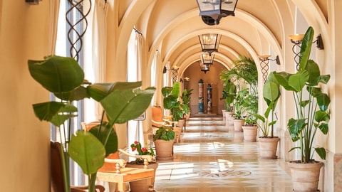 Interior entrance