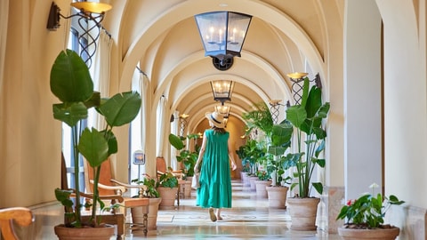 Interior entrance