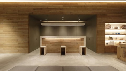 Interior entrance