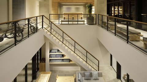 Interior entrance