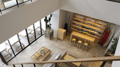 Interior entrance