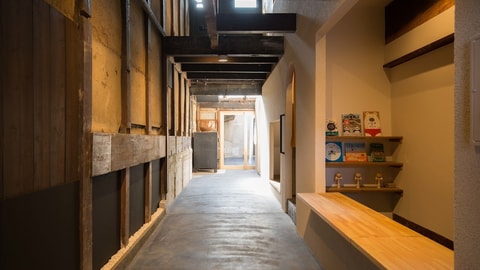 Interior entrance