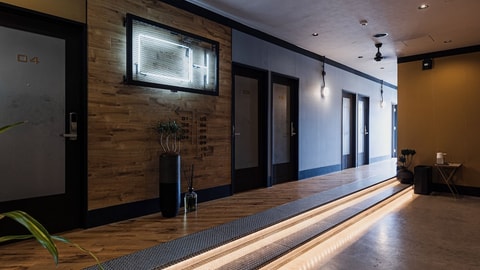 Interior entrance