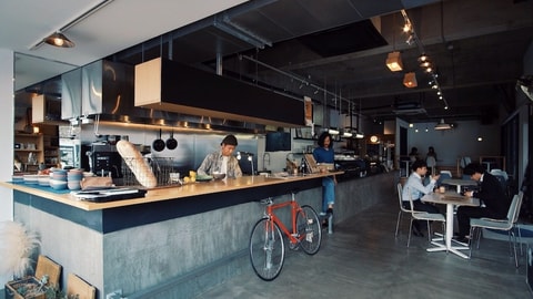 Interior entrance