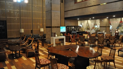 Lobby sitting area