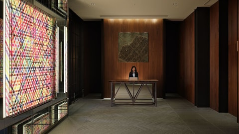 Interior entrance