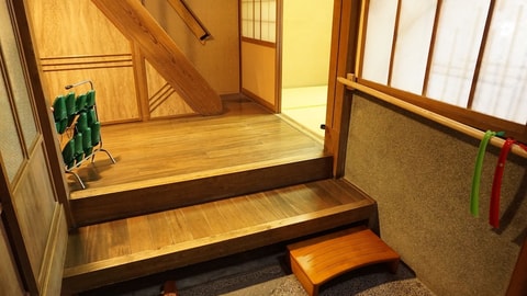 Interior entrance