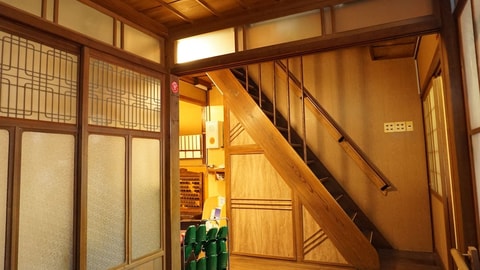 Interior entrance