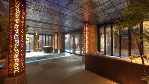 Interior entrance