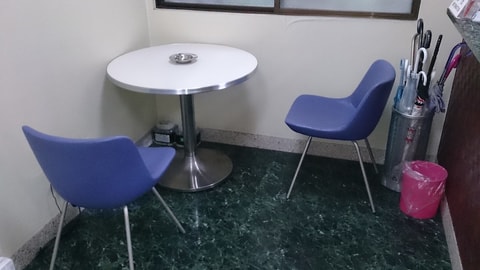 Lobby sitting area