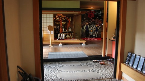 Interior entrance