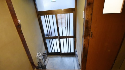 Interior entrance