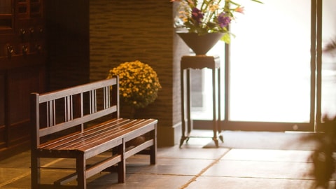 Interior entrance