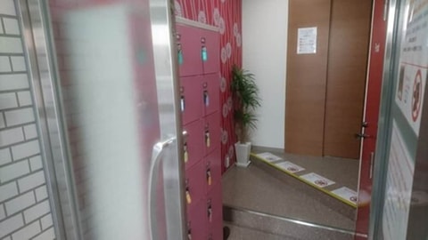 Interior entrance