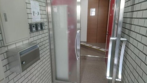 Interior entrance