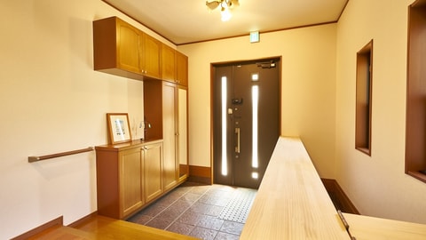 Interior entrance