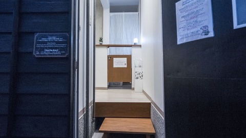 Interior entrance