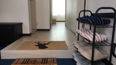 Interior entrance
