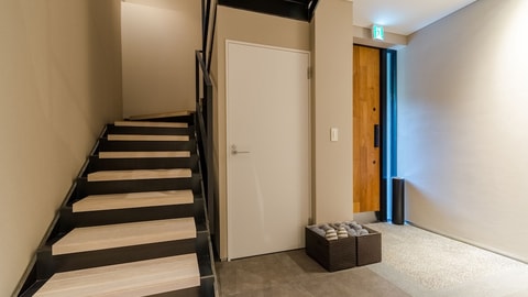 Interior entrance