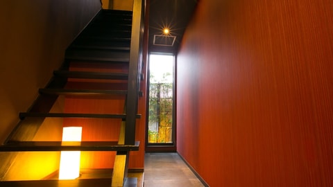 Interior entrance