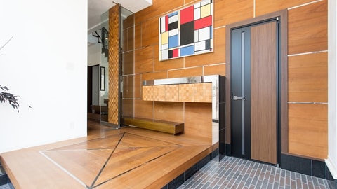 Interior entrance