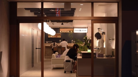 Interior entrance