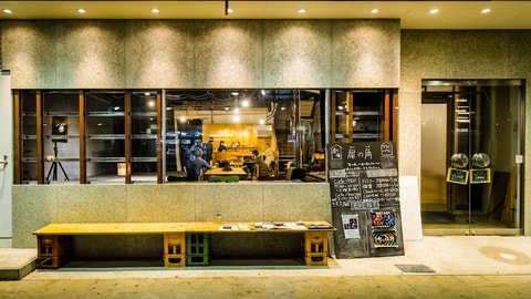 Interior entrance