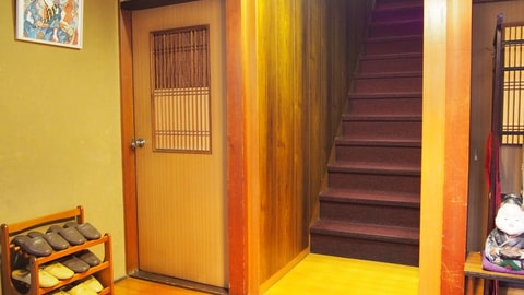 Interior entrance