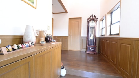 Interior entrance