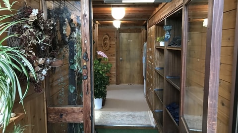 Interior entrance